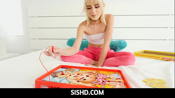 SisHD – Stepbrother pummeling his horny stepsister from below as she rides him