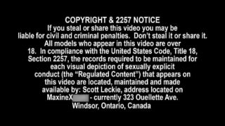 Janessa Jordan & Maxine X Drilling Their Soaking Wet Holes!