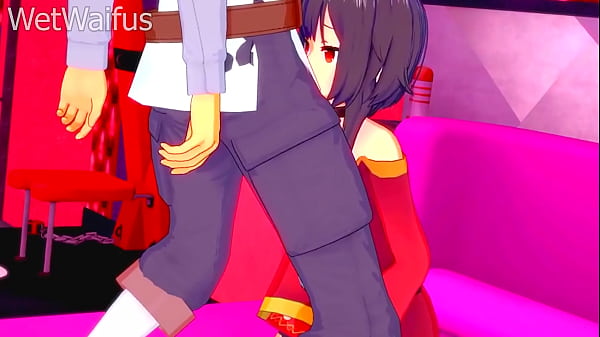 Megumin has Explosive Sex that Breaks her Pussy – Hentai 3d