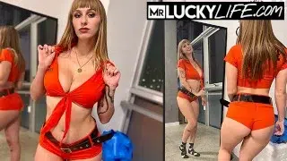 Blonde Angel Youngs Was A Bad Girl For This Halloween