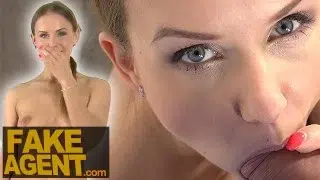 Fake Agent – Innocent eyes and a perfect body rides until agent creampies her tight pussy
