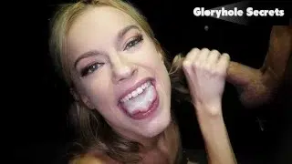 GloryholeSecrets – Blonde Babe Experiences The Gloryhole For The 1st TIme