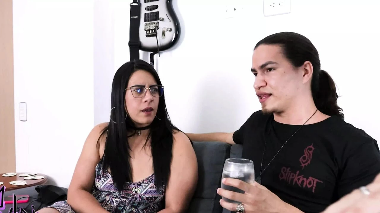 I fucked my boyfriend with my stepbrother at home.