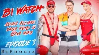 “It’s so hot right now….I WANT TO FUCK YOU” – Adira Allure, Steve Rickz, Sage Roux – Biphoria
