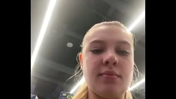 Masturbate and creampie in changing room