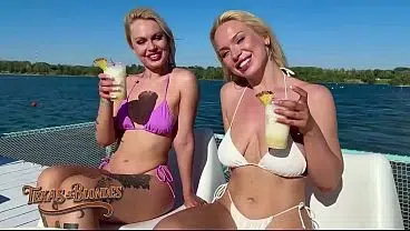 Mr. Texas Fucks Greta Foss And Vera Jarw In Doggy Making Tits And Ass Bounce Sharing Squirt!