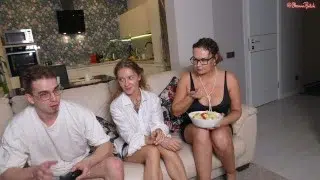 My Stepmother’s Best Friend! You can Fuck my Ass, but do it quietly so she doesn’t notice us!