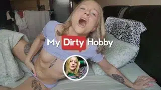 MyDirtyHobby – Blonde stepdaughter comes to an orgasm