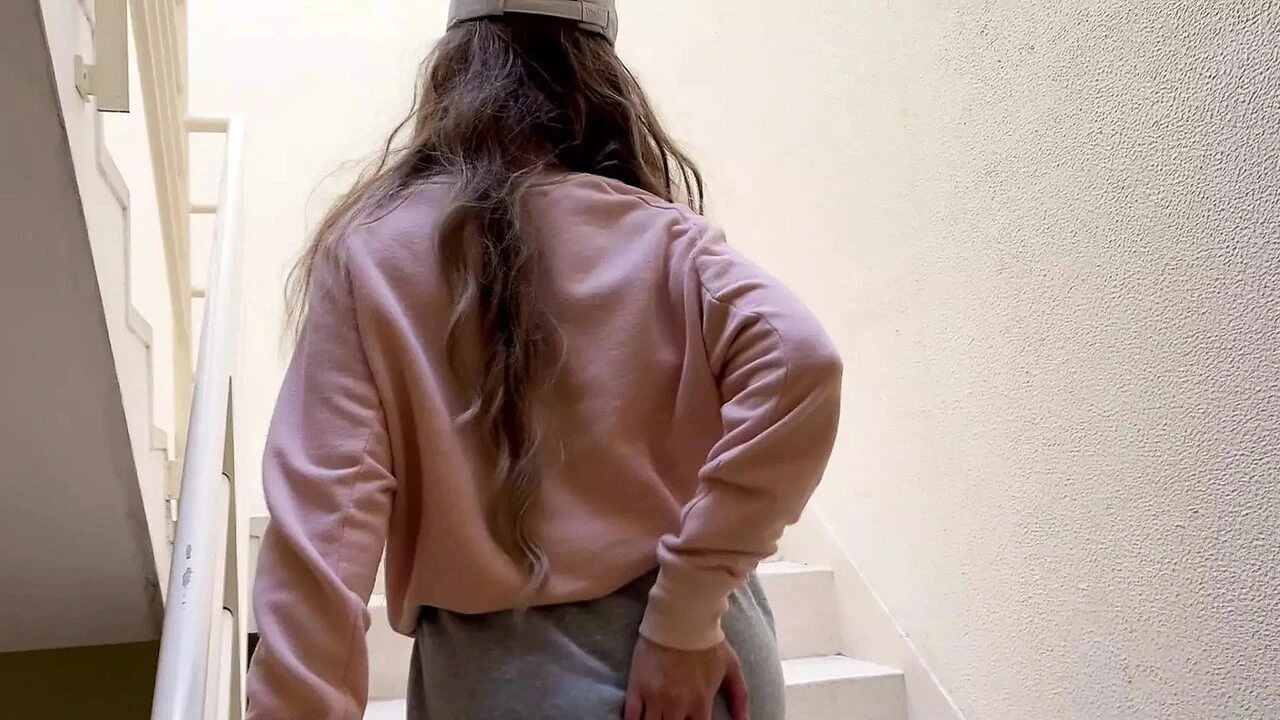 Oiled ASS, laud moaning 💦, I get my neighbor to FUCK me hard all over