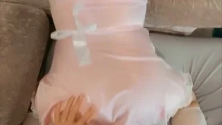 Pegging my husband while dressed as a sissy – check out my links for full video