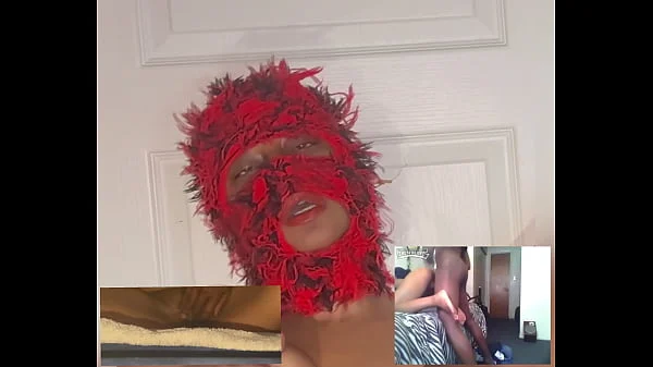 REACTION VIDEO!! Ebony squirt while watching XVIDEOS!! eye rolling orgasms