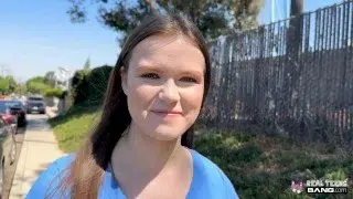 Real Teens – Sexy Teen Ava Marina Does Her First Ever Porn Casting Scene