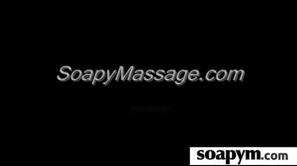 Babe gives erotic soapy massage 24