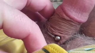 Beautiful Frenum Cock “tongue in peehole please”