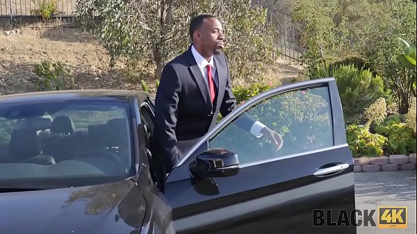 BLACK4K. Babe crashes ‘s car and then she gets a black cock at home