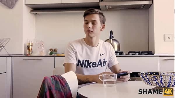 SHAME4K. Horny guy loses mind and fucks stepmoms friend in the bathroom